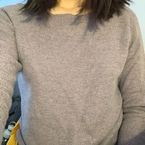 purple sweater from American eagle